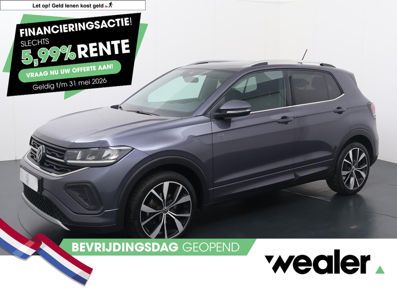 Volkswagen T-Cross - 1.0 TSI R-Line | 116 PK | Automaat | Adaptive cruise control | Navigatiesysteem | R-Line | - AutoWereld.nl
