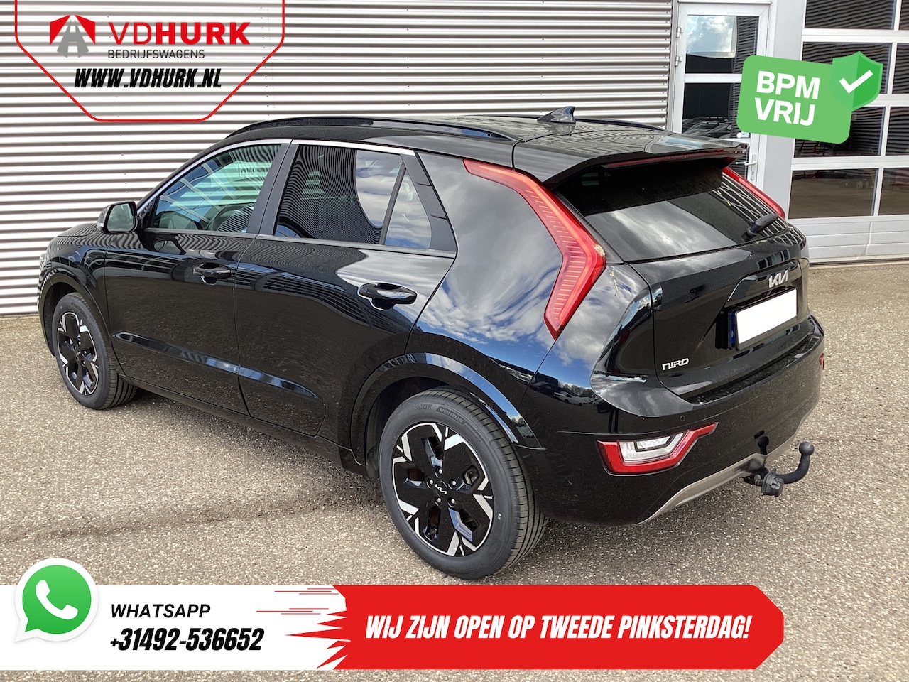 Kia Niro EV - 463 km WLTP Pano/ Dealer Onderhouden/ Snellader/ Leder/ Adapt.Cruise/ Head-up / Carplay/ S - AutoWereld.nl