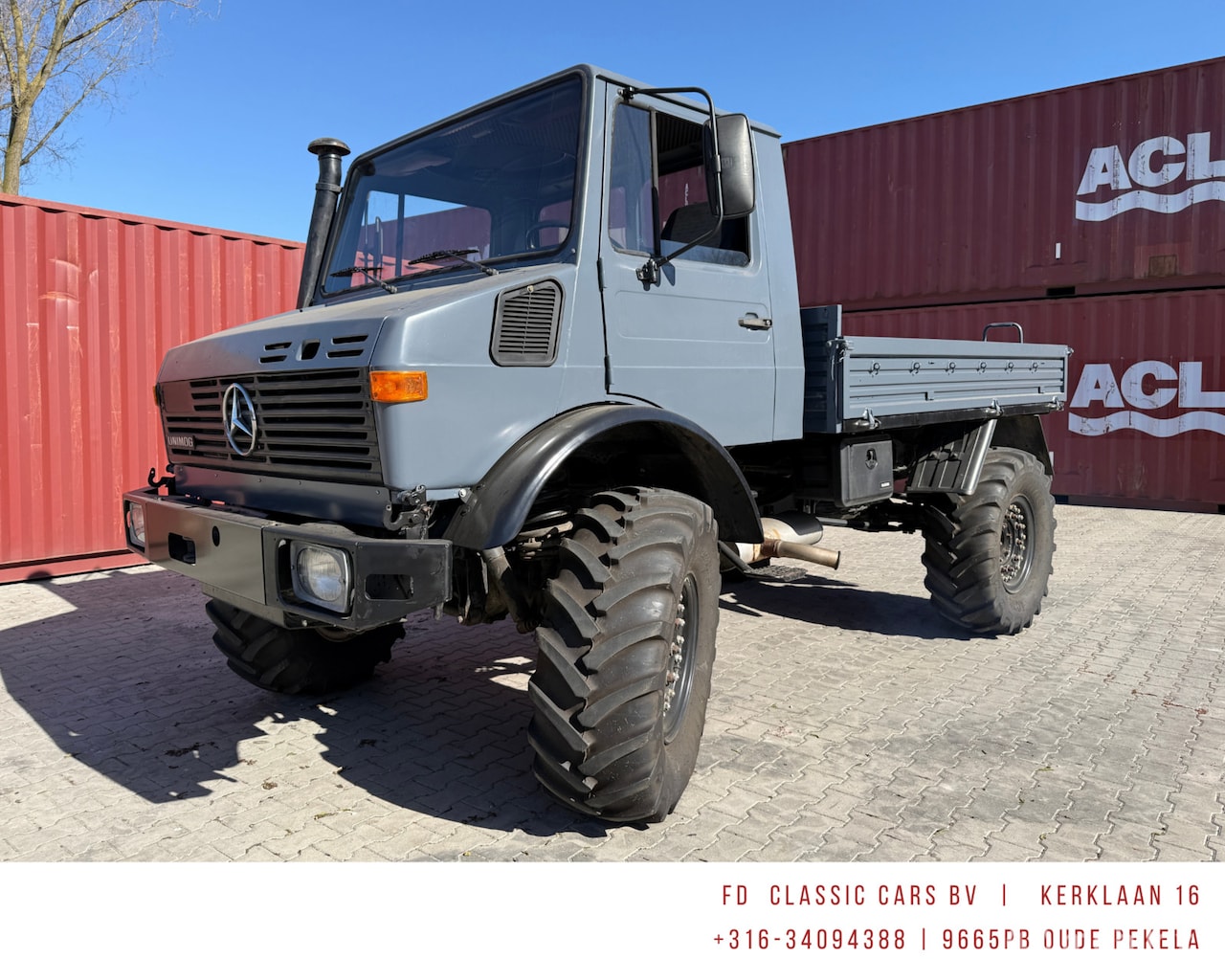 Mercedes-Benz Unimog - 435 1300 Landbouwkenteken met tractorbanden - AutoWereld.nl