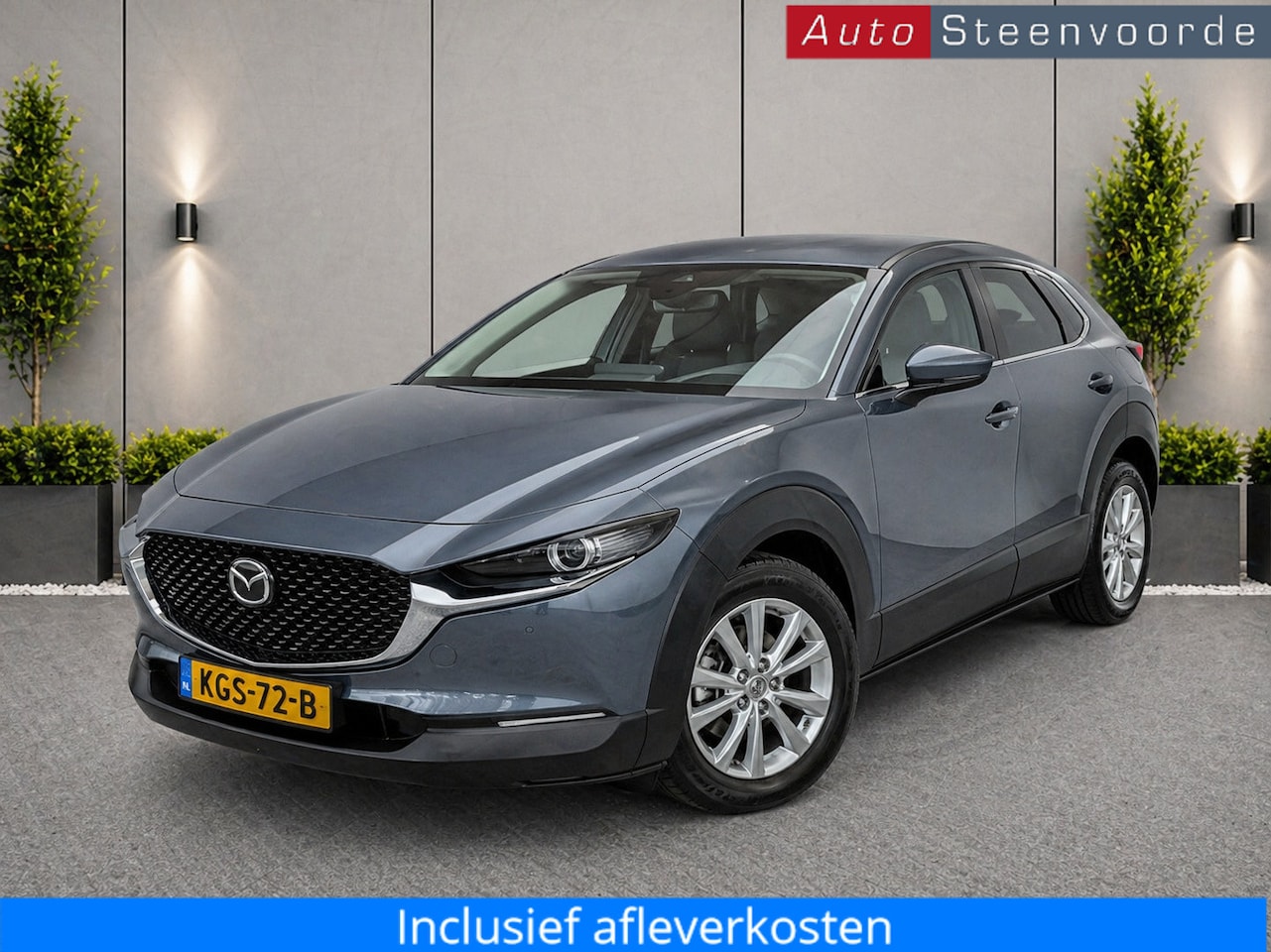 Mazda CX-30 - 2.0 e-SkyActiv-G M Hybrid Homura BOMVOL * ELEK STOEL+ A-KLEP * TREKHAAK * HUD* STUUR+Stoel - AutoWereld.nl