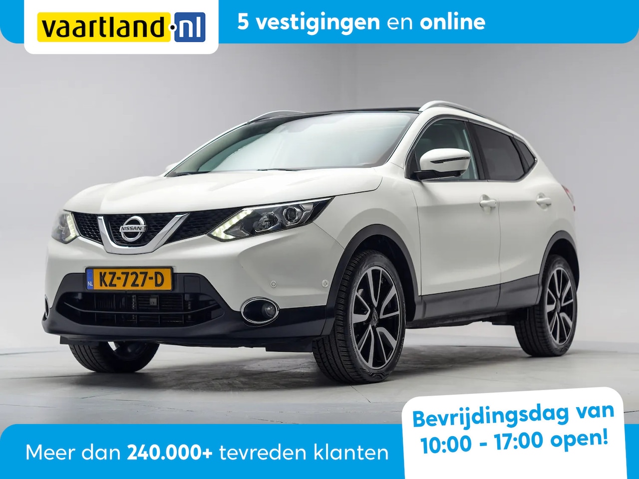 Nissan Qashqai - 1.2 Tekna Aut. [ Panorama Leder Navi 360°cam ] - AutoWereld.nl