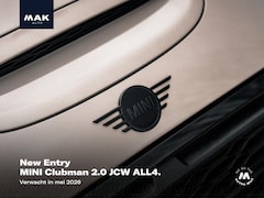 MINI Clubman - 2.0 JCW ALL4 John Cooper Works, pano, JCW-stoelen, 18", H/K, keyless, ACC, camera, privacy