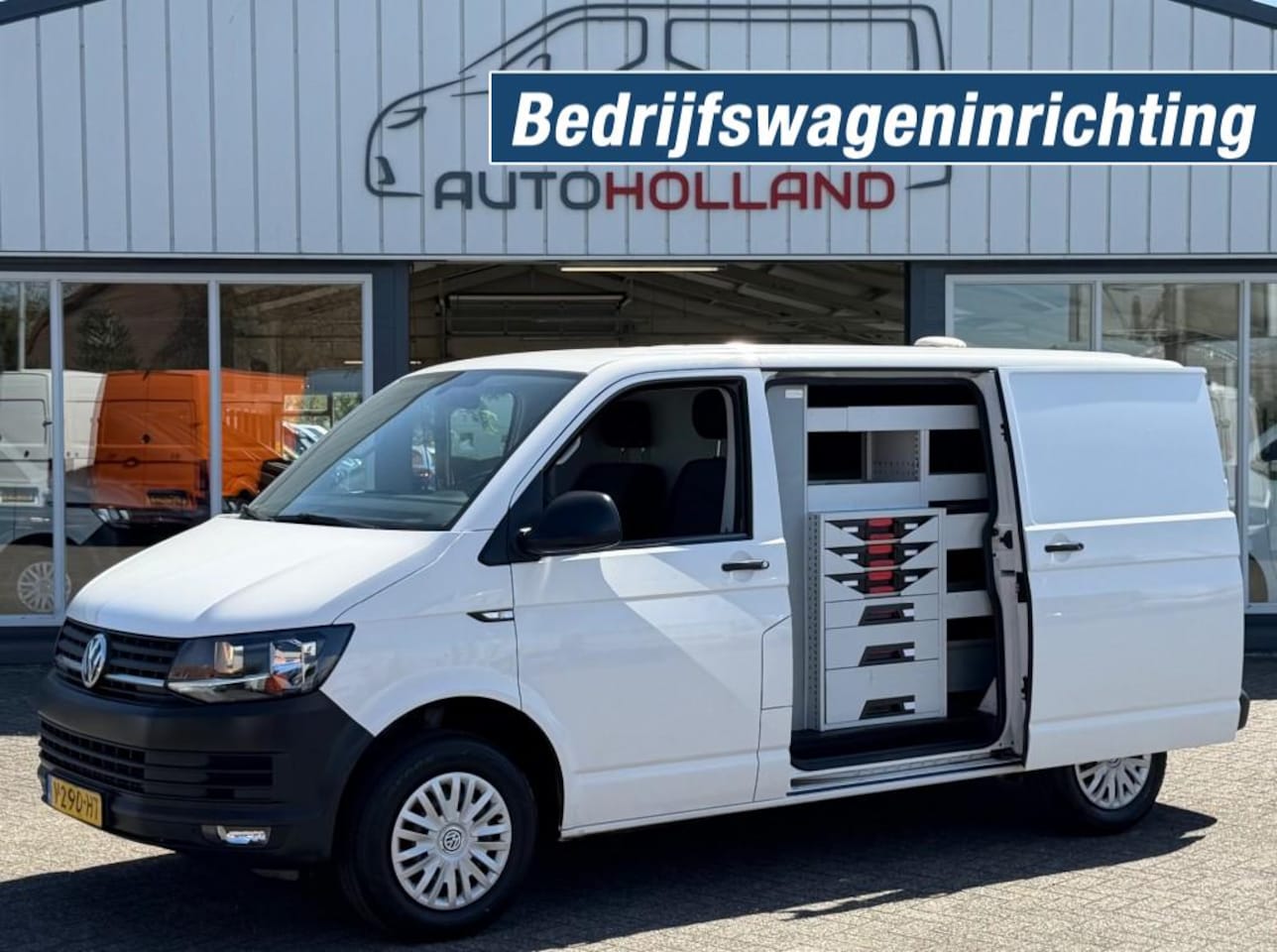 Volkswagen Transporter - 2.0 TDI 75KW 102PK EURO 6 AIRCO/ DUBBELE SCHUIFDEUR/ BEDRIJFSWAGENINRICHTING/ 100% DEALERO - AutoWereld.nl
