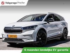 Skoda Enyaq iV - 80 204 pk First Edition Trekhaak/ Warmtepomp/ Lederen int./ Stuur+stoelverwarming/ Elek. a