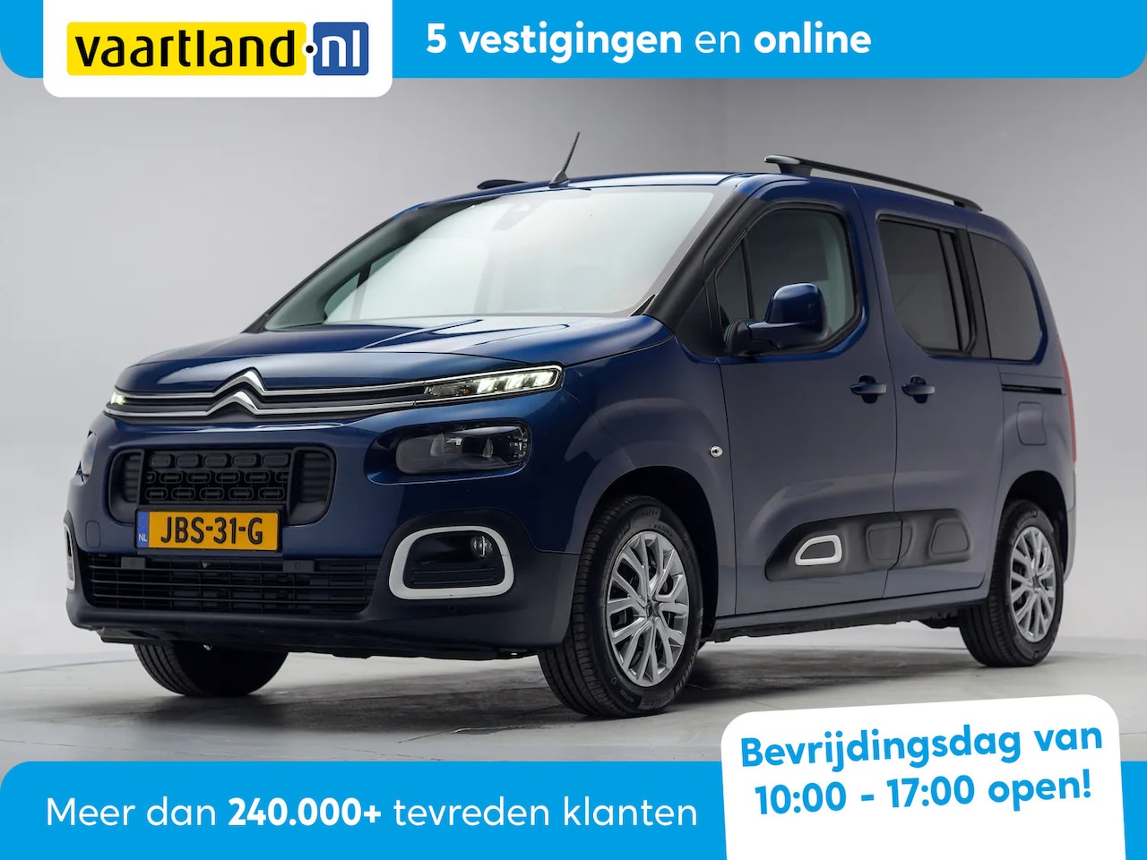 Citroën Berlingo - 1.2 PureTech Feel Aut. [ Navi Camera Head-up Adapt.cruise ] - AutoWereld.nl