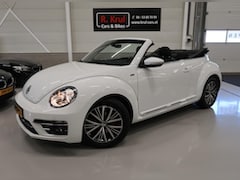 Volkswagen Beetle Cabriolet - 1.2 TSI Allstar Airco-ecc Navigatie Camera Stoelverwarming App connect Nieuwstaat Half Lee