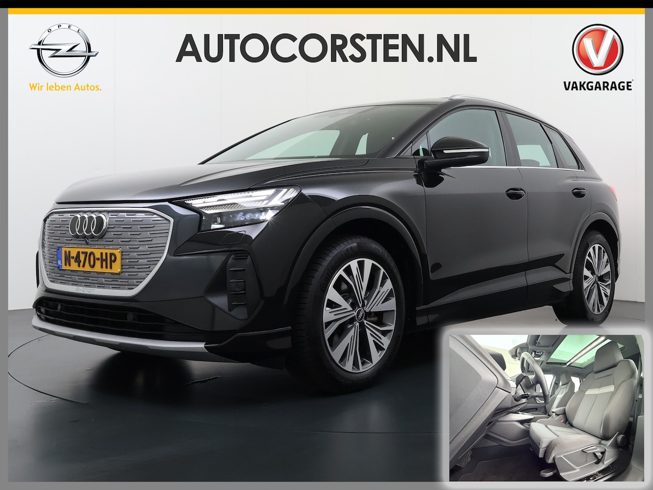 Audi Q4 e-tron - 35 Launch Edition Soh 92%-dak-Schuifdak Camera Adap.Cruise W-pomp Navi-Plus Sportst.+Verwa - AutoWereld.nl