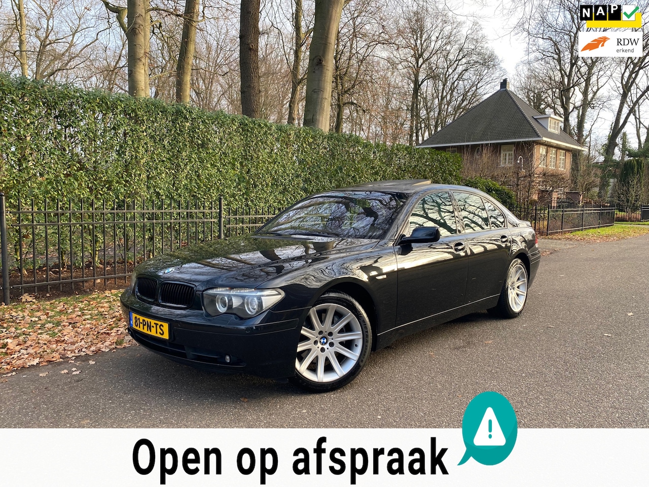 BMW 7-serie - 745i Shadow Line, Leer, Open Dak, 333PK! - AutoWereld.nl