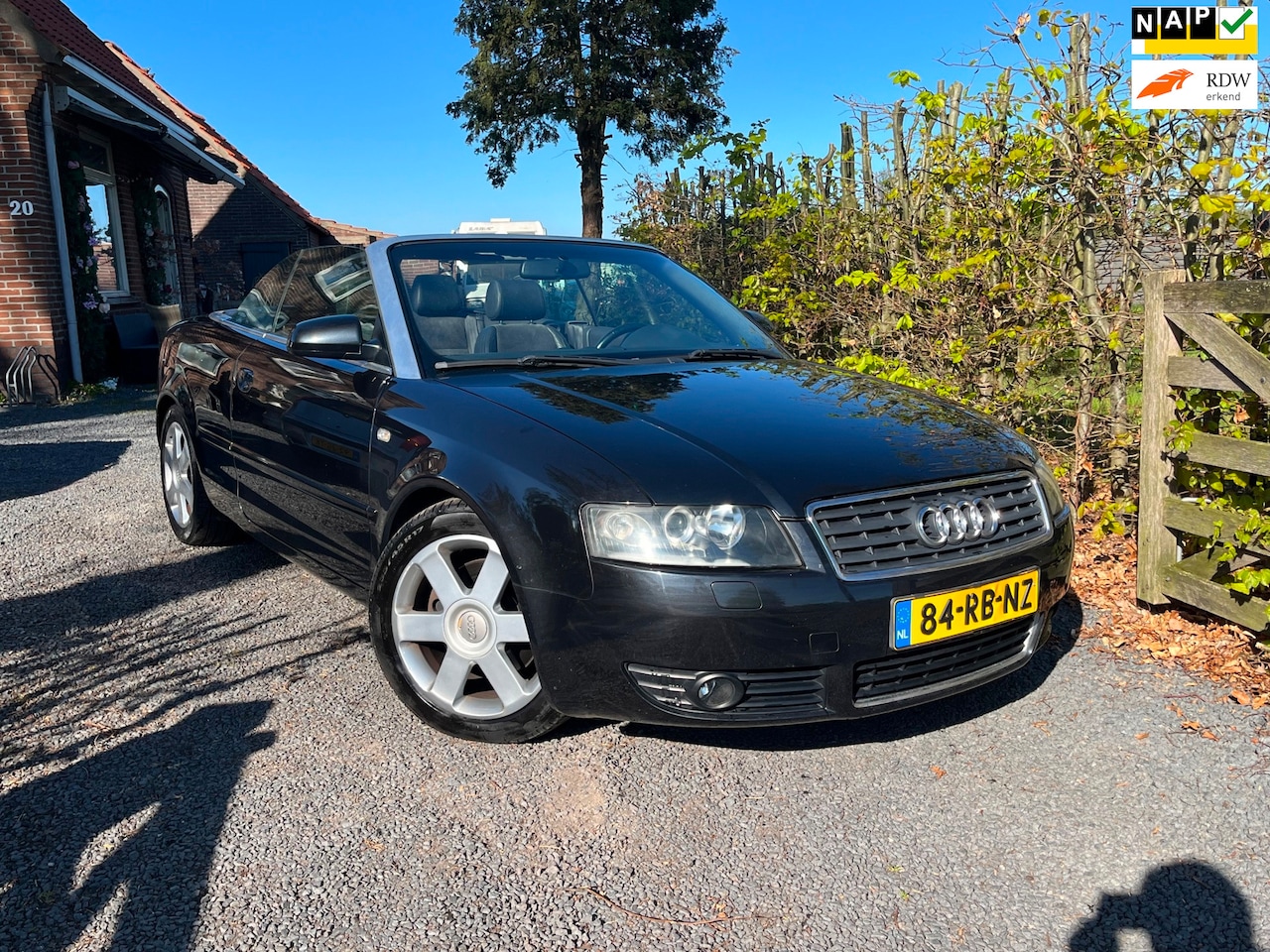 Audi A4 Cabriolet - 2.4 V6 Pro Line|AUTOMAAT|NAP|APK”27!|NETTE AUTO - AutoWereld.nl