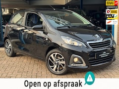 Peugeot 108 - 1.0 e-VTi Allure 2019 Zwart NAVI CLIMA LM NAP