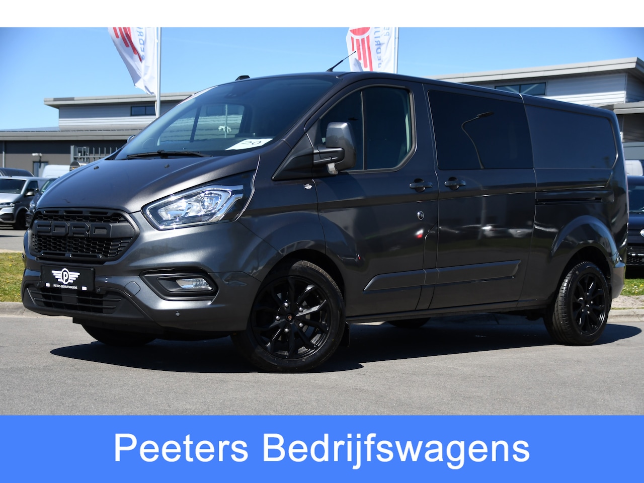 Ford Transit Custom - 300 2.0 TDCI L2H1 Limited DC PB Edition Adaptieve Cruise, Camera, Carplay, LED, 2 x Schuif - AutoWereld.nl
