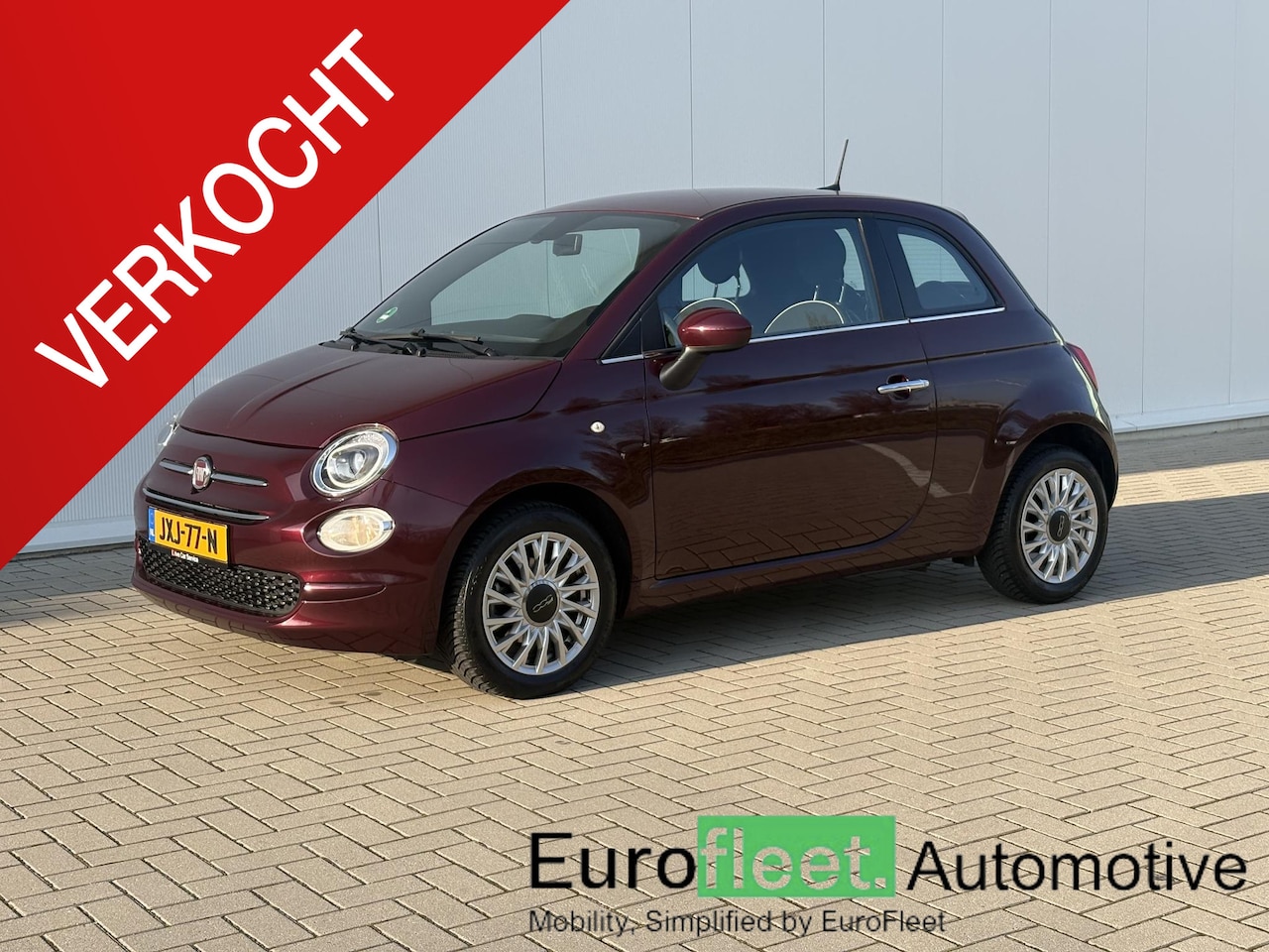 Fiat 500 - 1.2 Lounge | Carplay | Cruise | airco | lage kilometerstand - AutoWereld.nl