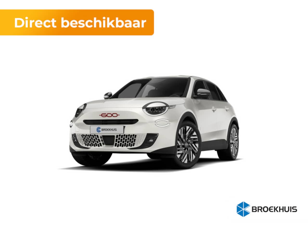 Fiat 600e - La Prima | 10,25" touchscreen radio met Bluetooth, DAB & USB | Automatische airconditionin - AutoWereld.nl