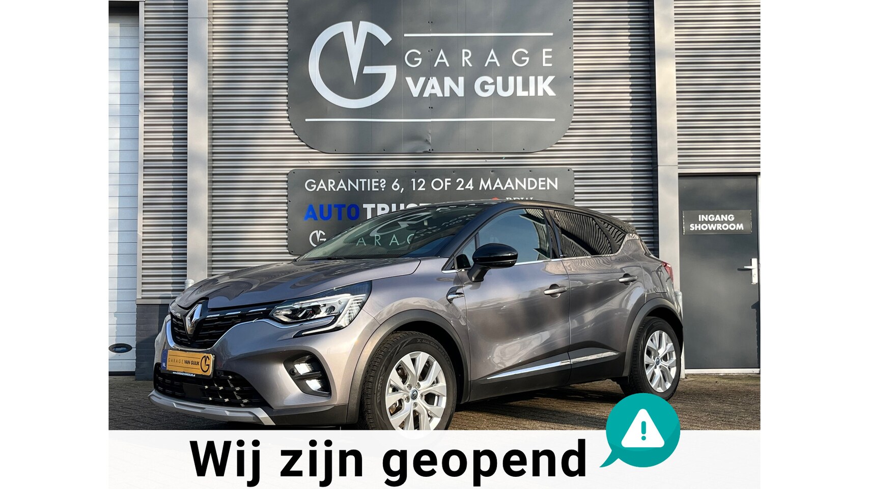 Renault Captur - 1.6 E-Tech Plug-in Hybrid 160PK Trekhaak,Navi,Clima,Cruise,Carplay,ElektrRamen+Spiegels,St - AutoWereld.nl