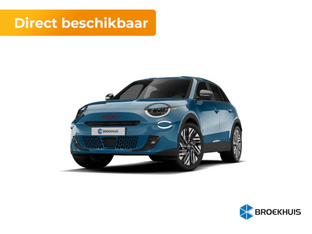 Fiat 600e - La Prima | 10,25" touchscreen radio met Bluetooth, DAB & USB | Automatische airconditionin - AutoWereld.nl