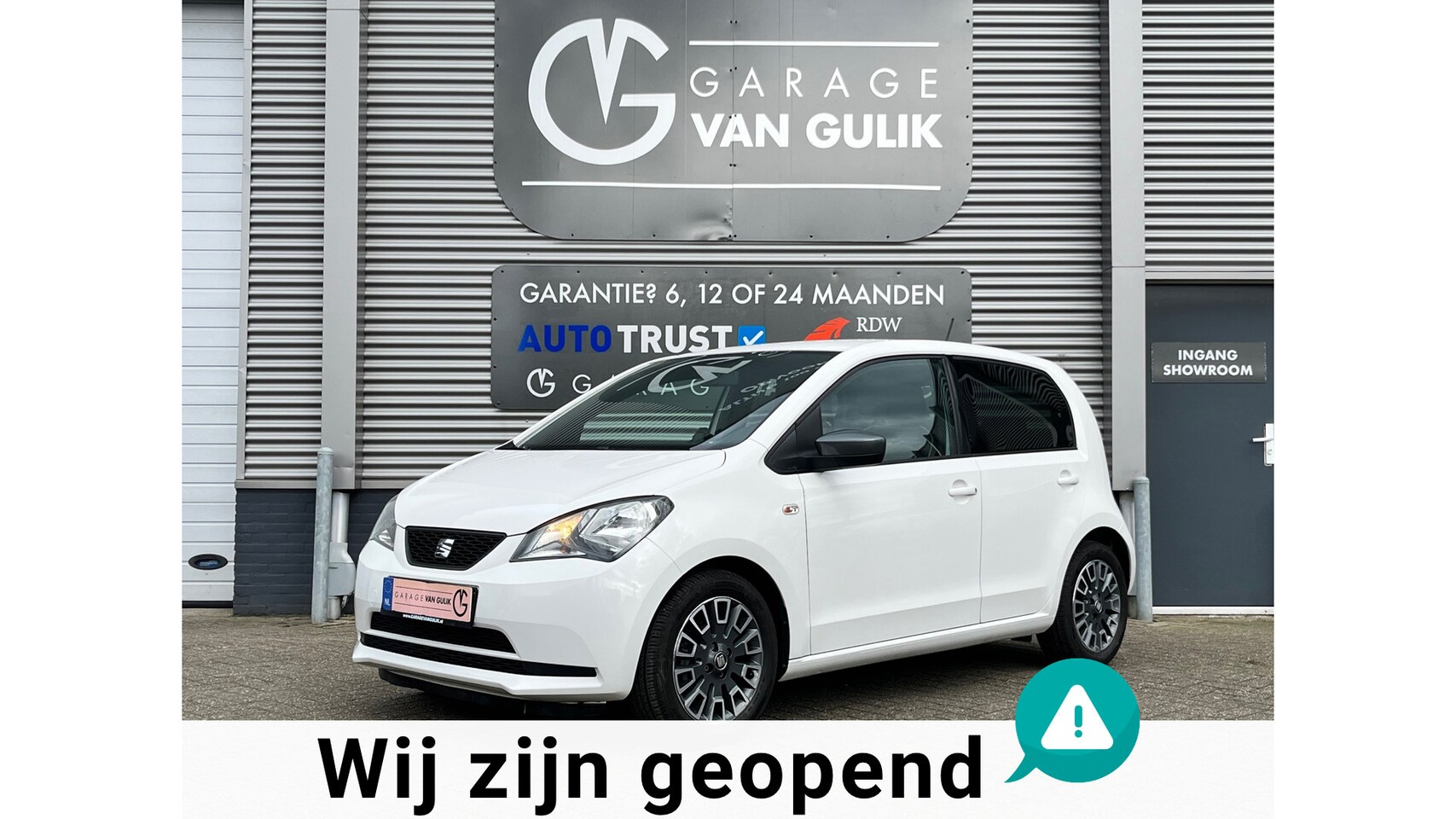SEAT Mii - 1.0 Beats 60PK Airco,ElektrRamen+Spiegels,Isofix,Bluetooth,Lmv,StoelVerwarming,GetintGlas, - AutoWereld.nl