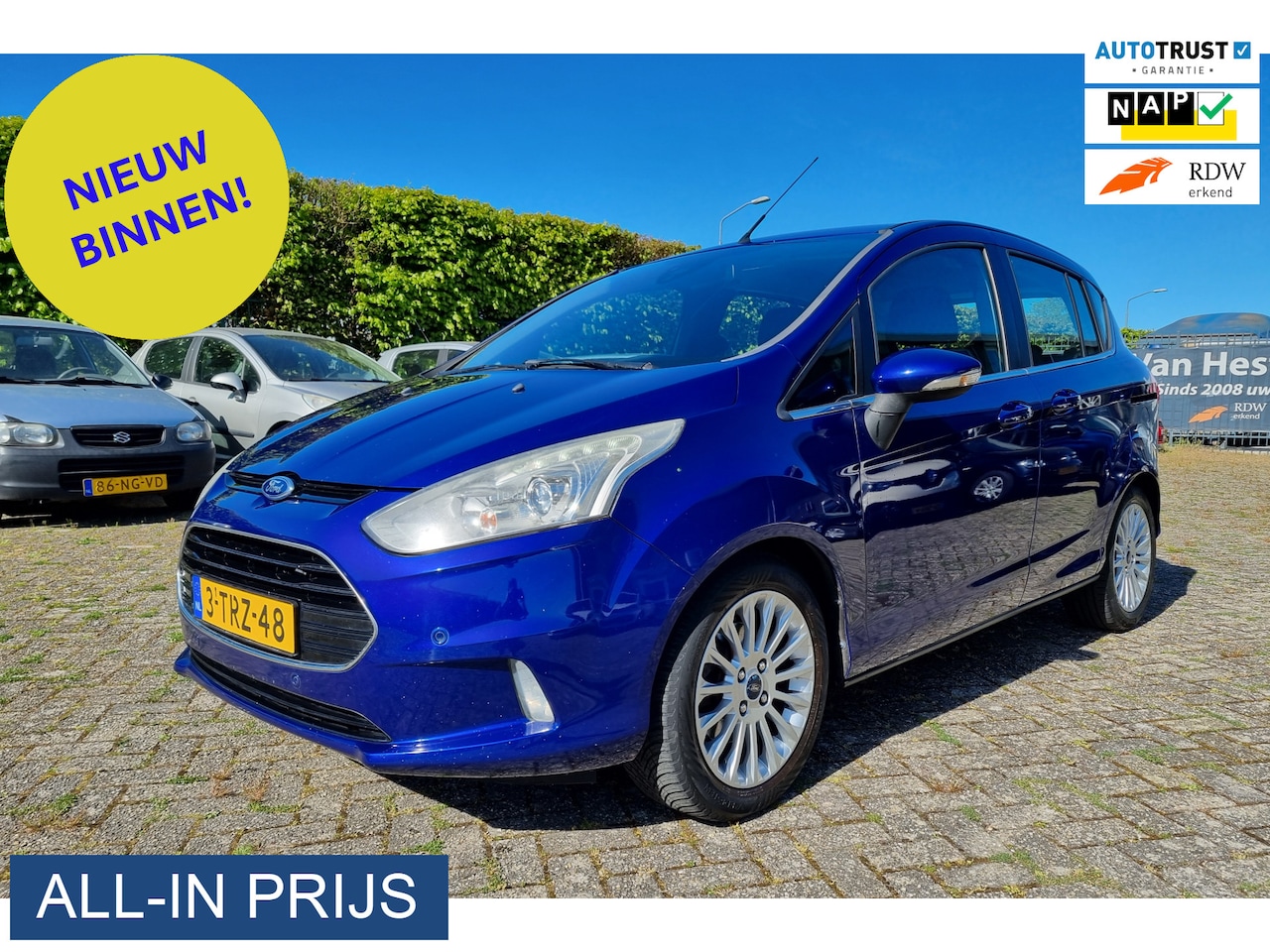 Ford B-Max - 1.0 EcoBoost Titanium ✅NETTE AUTO!! ✅TREKHAAK - AutoWereld.nl