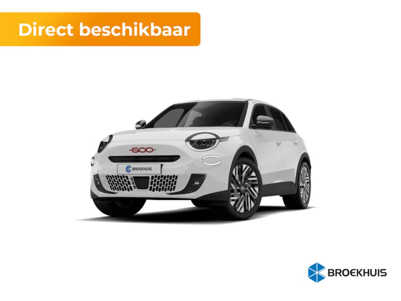 Fiat 600e - La Prima | 10,25" touchscreen radio met Bluetooth, DAB & USB | Automatische airconditionin - AutoWereld.nl
