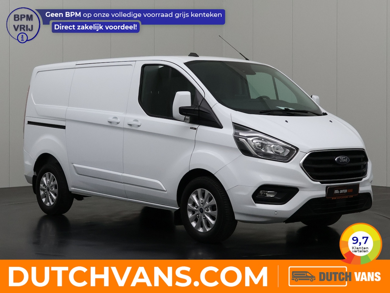 Ford Transit Custom - 2.0TDCi 130PK Limited | Navigatie | Camera | Airco | Cruise | 3-Zits | Betimmering - AutoWereld.nl