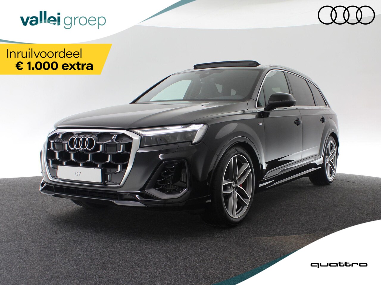 Audi Q7 - Pro Line S 55 TFSI e 394 pk quattro | Sportstoelen plus voorin | Glazen panoramadak | Assi - AutoWereld.nl