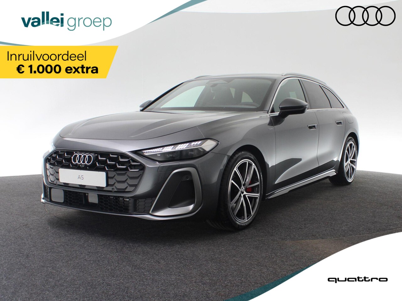 Audi A5 Avant - e-hybrid quattro 299 pk S edition | Premium pakket | Techniek pakket plus | Remzadels rood - AutoWereld.nl