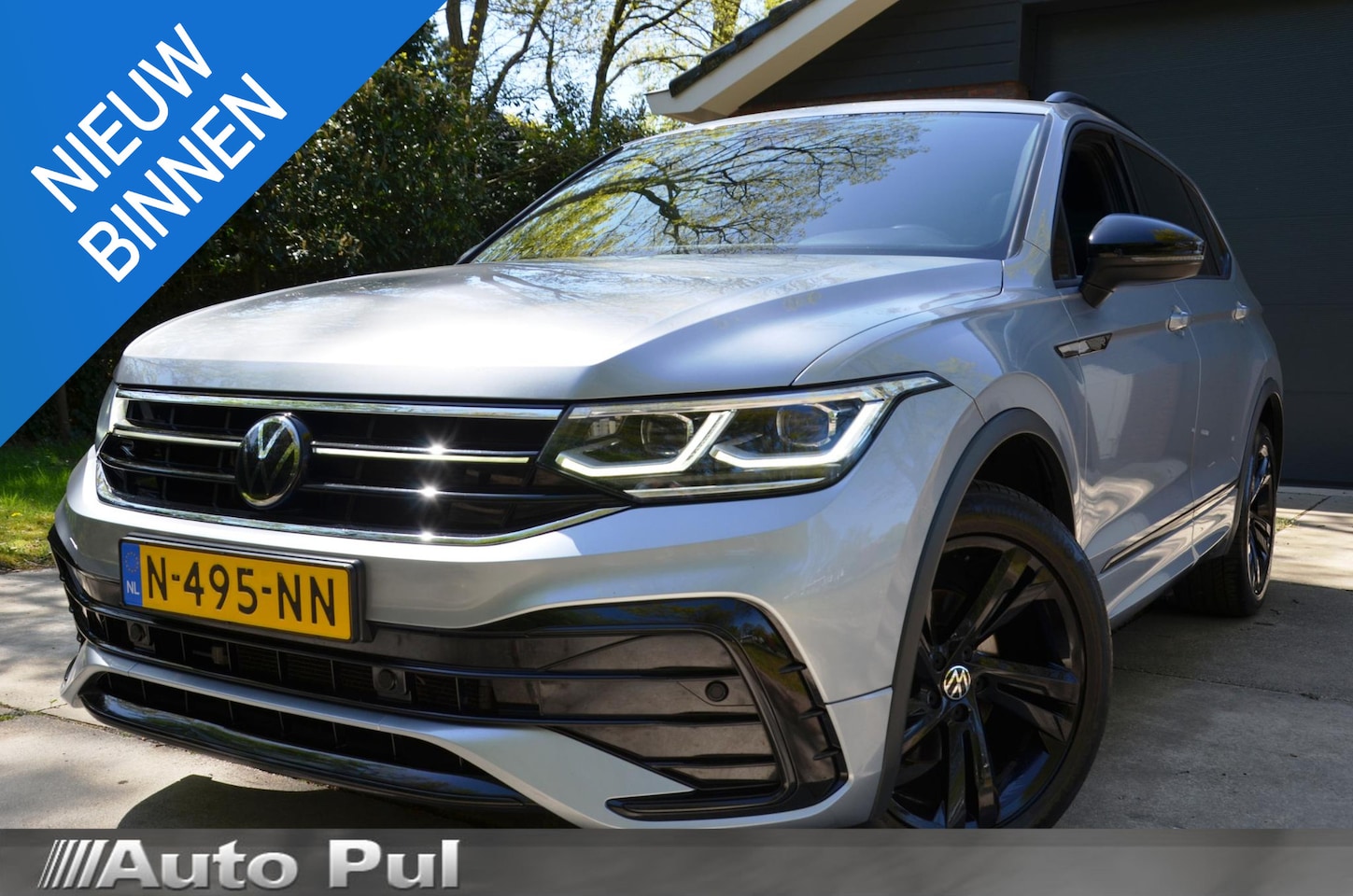 Volkswagen Tiguan Allspace - 1.5 TSI R-Line Business+ 7 Persoons. Automaat/Navi/Pdc/Ecc/Achteruitrijcamera/Panoramadak/ - AutoWereld.nl