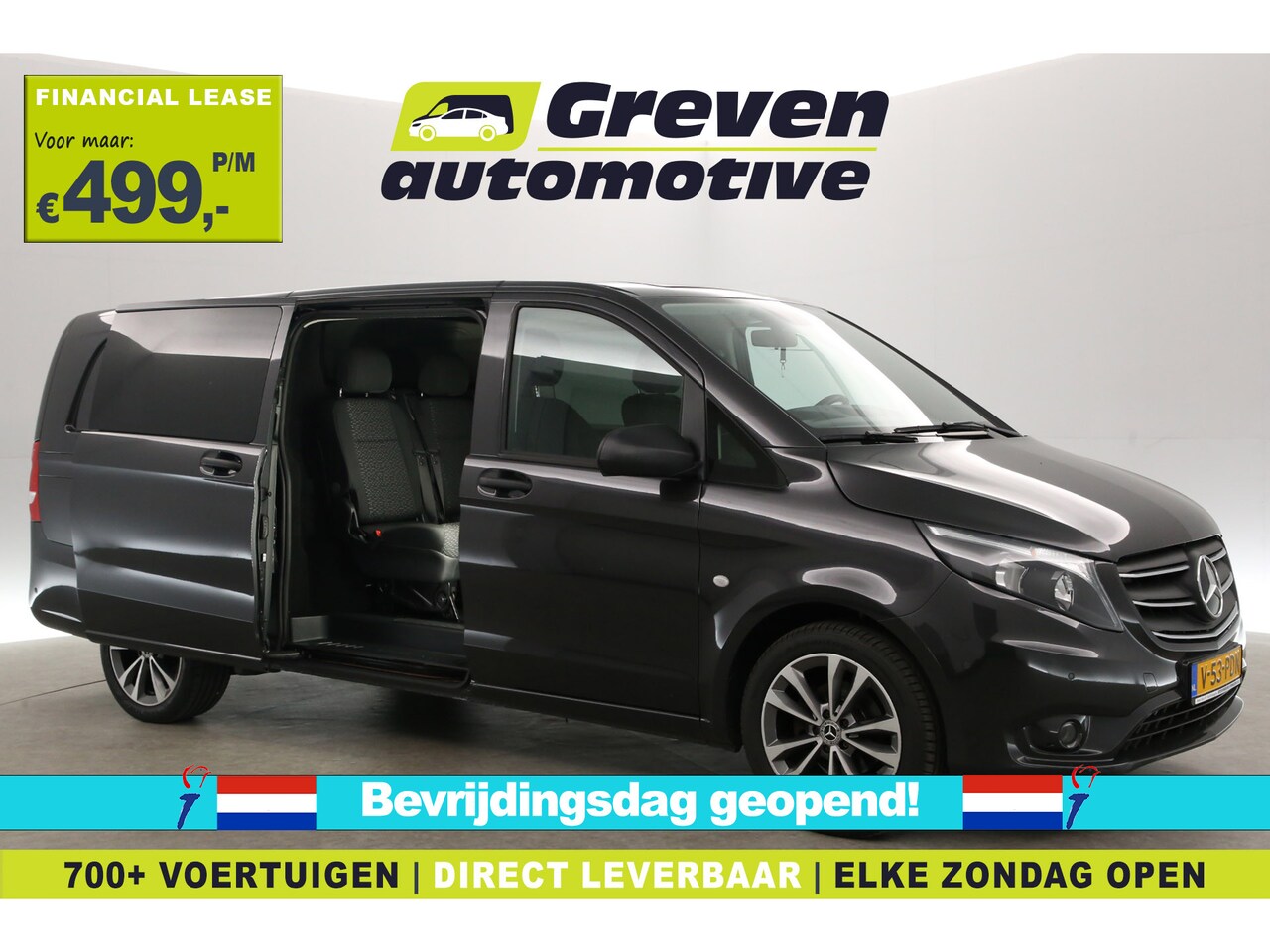 Mercedes-Benz Vito - 116 CDI Extra Lang | Dubbele Cabine | Aut. | Clima | Cruise | Camera | Carplay | Stoelverw - AutoWereld.nl
