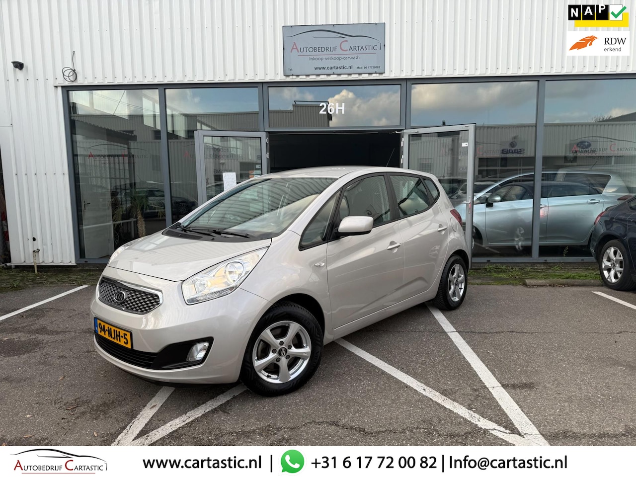 Kia Venga - 1.6 CVVT Comfort Pack AUTOMAAT | 1e EIEGNAAR | CRUISE CONTROL | AIRCO | ONDERHOUDSHISTORIE - AutoWereld.nl