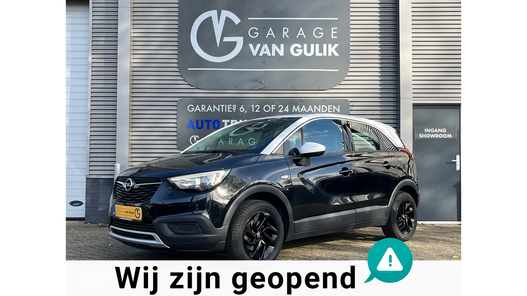 Opel Crossland X - 1.2 110PK Navi,Clima,Cruise,Isofix,Carplay,Stoel+Stuurverw,Usb,Lmv,TwoTone,Stuurbed,Blueto - AutoWereld.nl