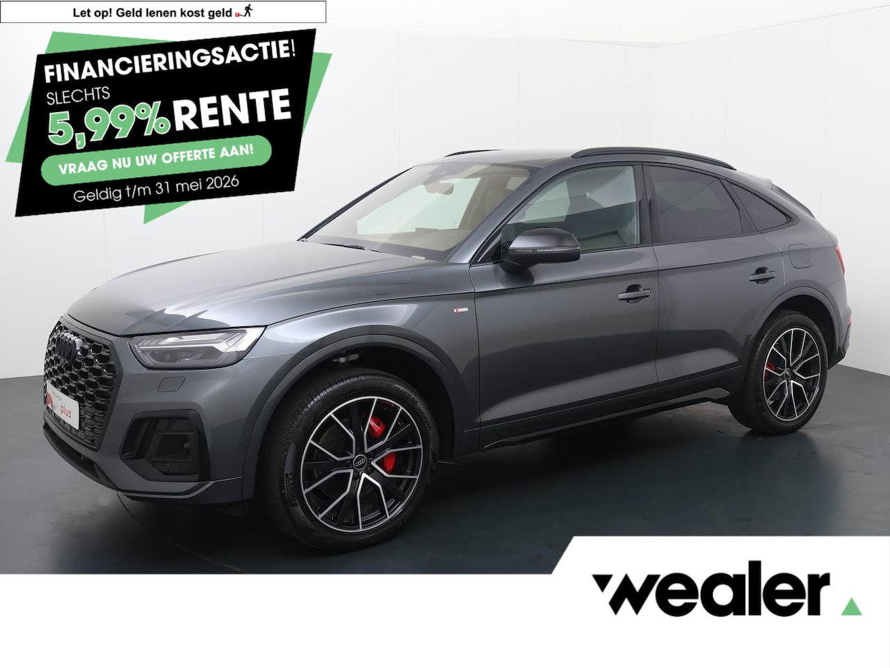 Audi Q5 Sportback - 55 TFSI e S edition Competition | 367 PK | SoH 97% | Trekhaak | Head-up display | Matrix L - AutoWereld.nl