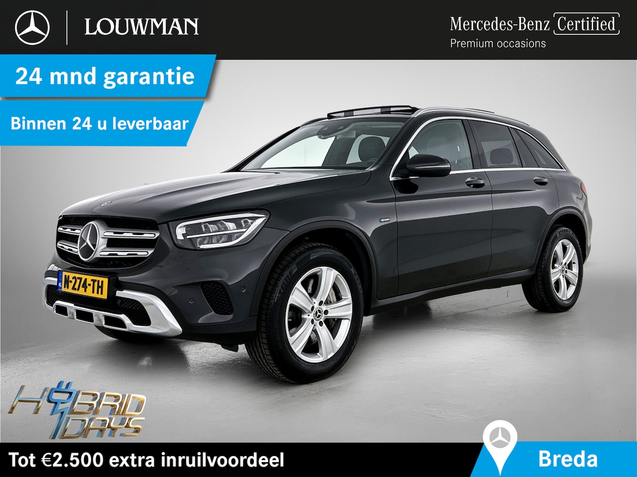 Mercedes-Benz GLC-klasse - 300 e 4MATIC Plug-In Hybride | Panoramadak | Achteruitrijcamera | Rijassistentiepakket | A - AutoWereld.nl