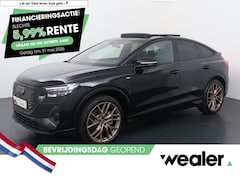 Audi Q4 Sportback e-tron - 45 quattro S Edition 82 kWh | 286 PK | SoH 100% | Trekhaak | Panoramadak | Warmtepomp | He