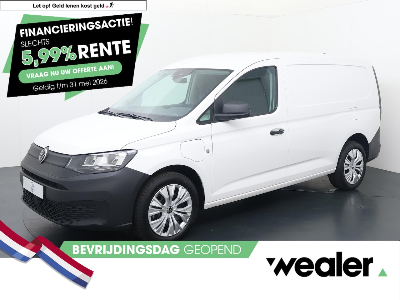 Volkswagen Caddy Cargo Maxi - 1.5 eHybrid 85 DSG | 150 PK | Climate control | Cruise control | Apple Carplay/Android Aut - AutoWereld.nl