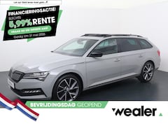 Skoda Superb Combi - 1.4 TSI iV Sportline Business | 218 PK | SoH 94% | Panoramadak | Matrix LED koplampen | 19