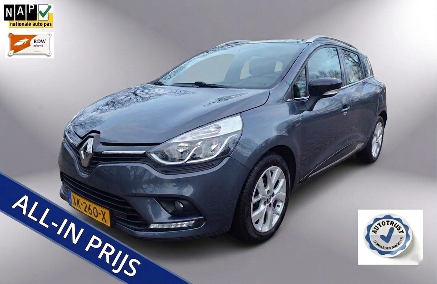 Renault Clio Estate - 0.9 TCe Limited 12 maanden garantie met Europese dekking inclusief! - AutoWereld.nl