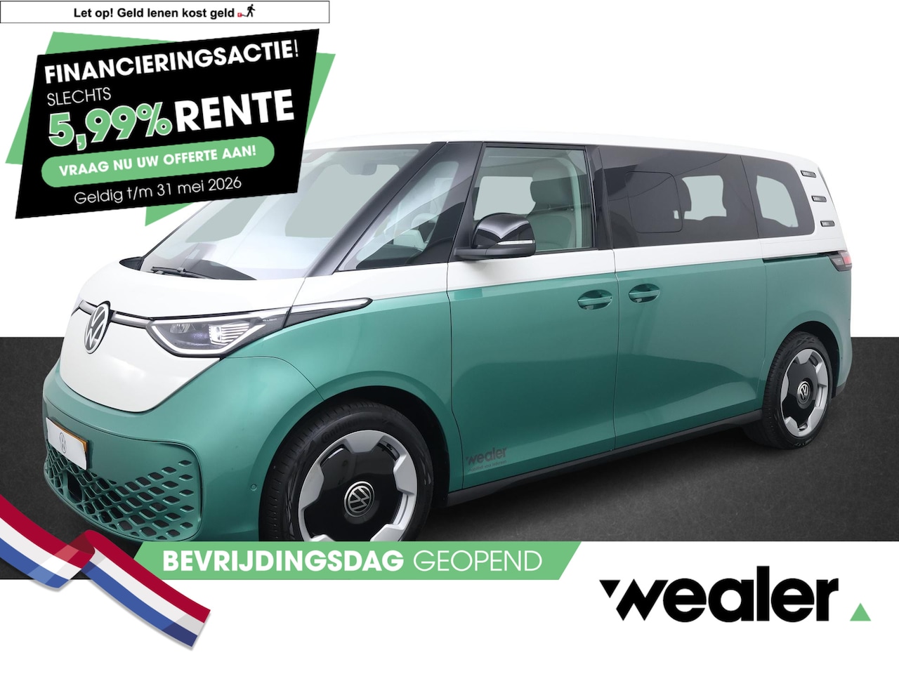 Volkswagen ID. Buzz - Pro Bulli 86 kWh LWB 7p. Pro Bulli 86 kWh LWB 7p. - AutoWereld.nl