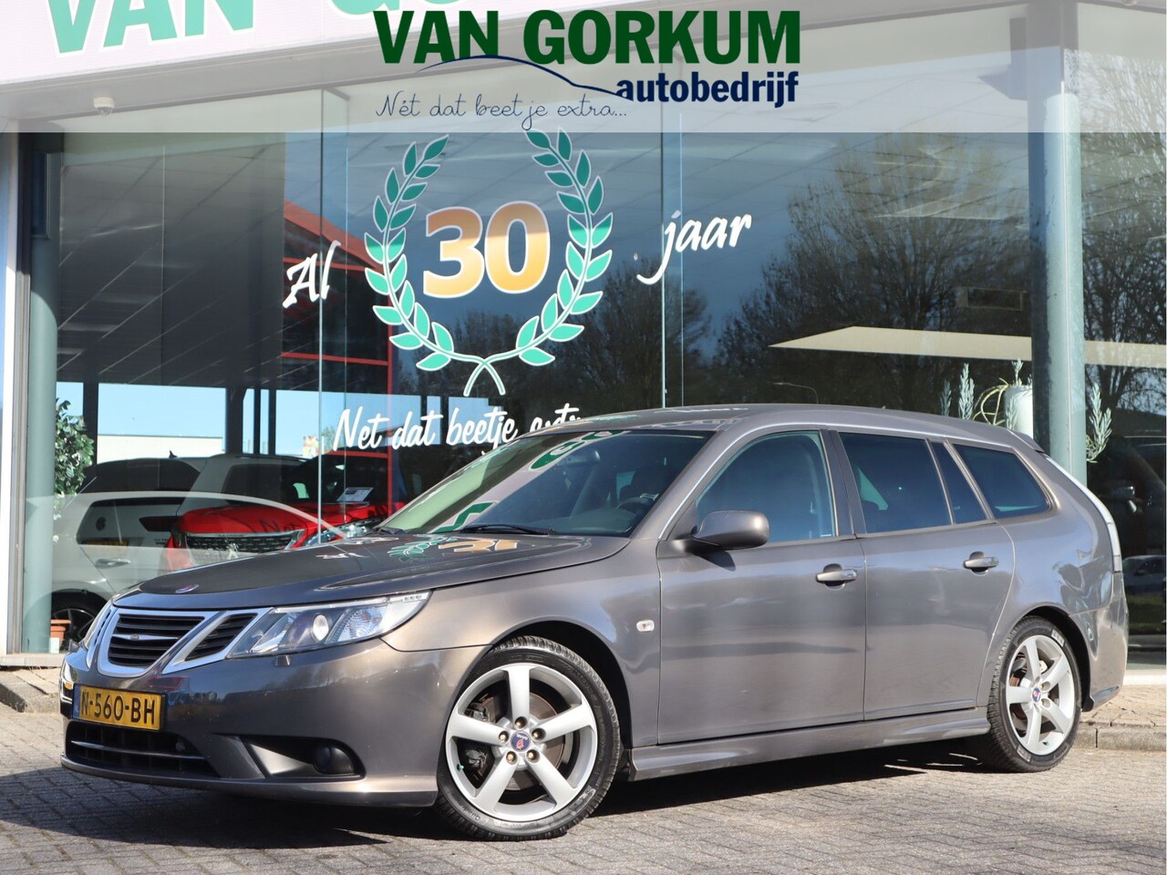 Saab 9-3 Sport Estate - 2.0t Vector Sport Stoelverw /Android auto / Elekramen /Trekh / Dashcam / All-season banden - AutoWereld.nl