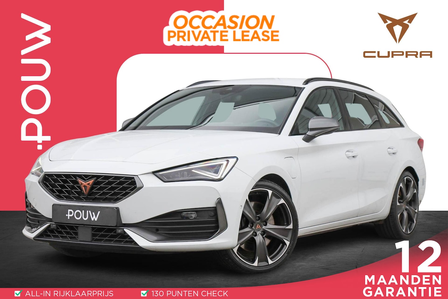 CUPRA Leon Sportstourer - 1.4 e-Hybrid 245pk VZ | SoH 98% | Trekhaak | Achteruitrijcamera | Stoelverwarming | Naviga - AutoWereld.nl