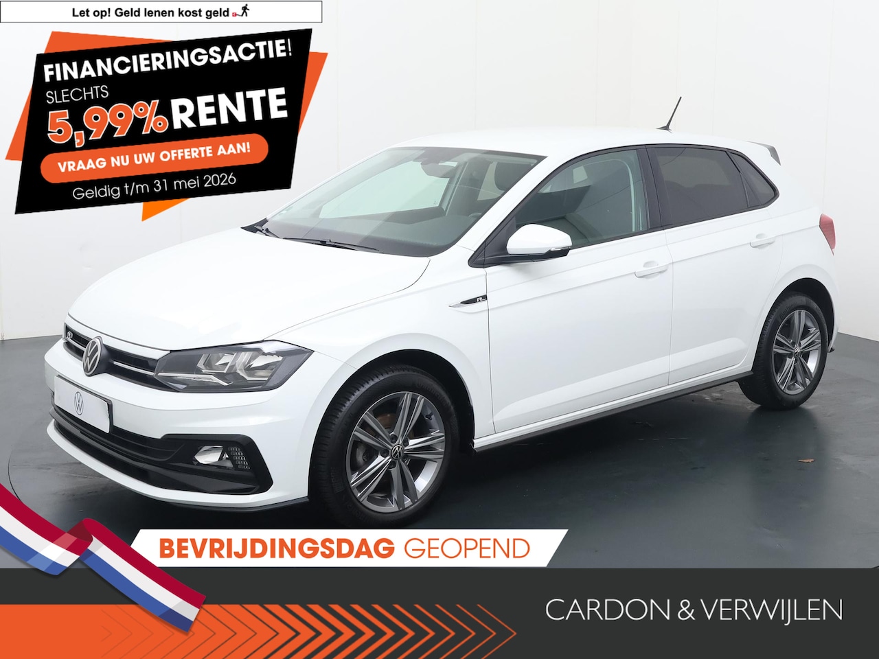 Volkswagen Polo - 1.0 TSI R-Line Edition | 95 PK | Cruisecontrol | Achteruitrijcamera | App-Connect | Naviga - AutoWereld.nl