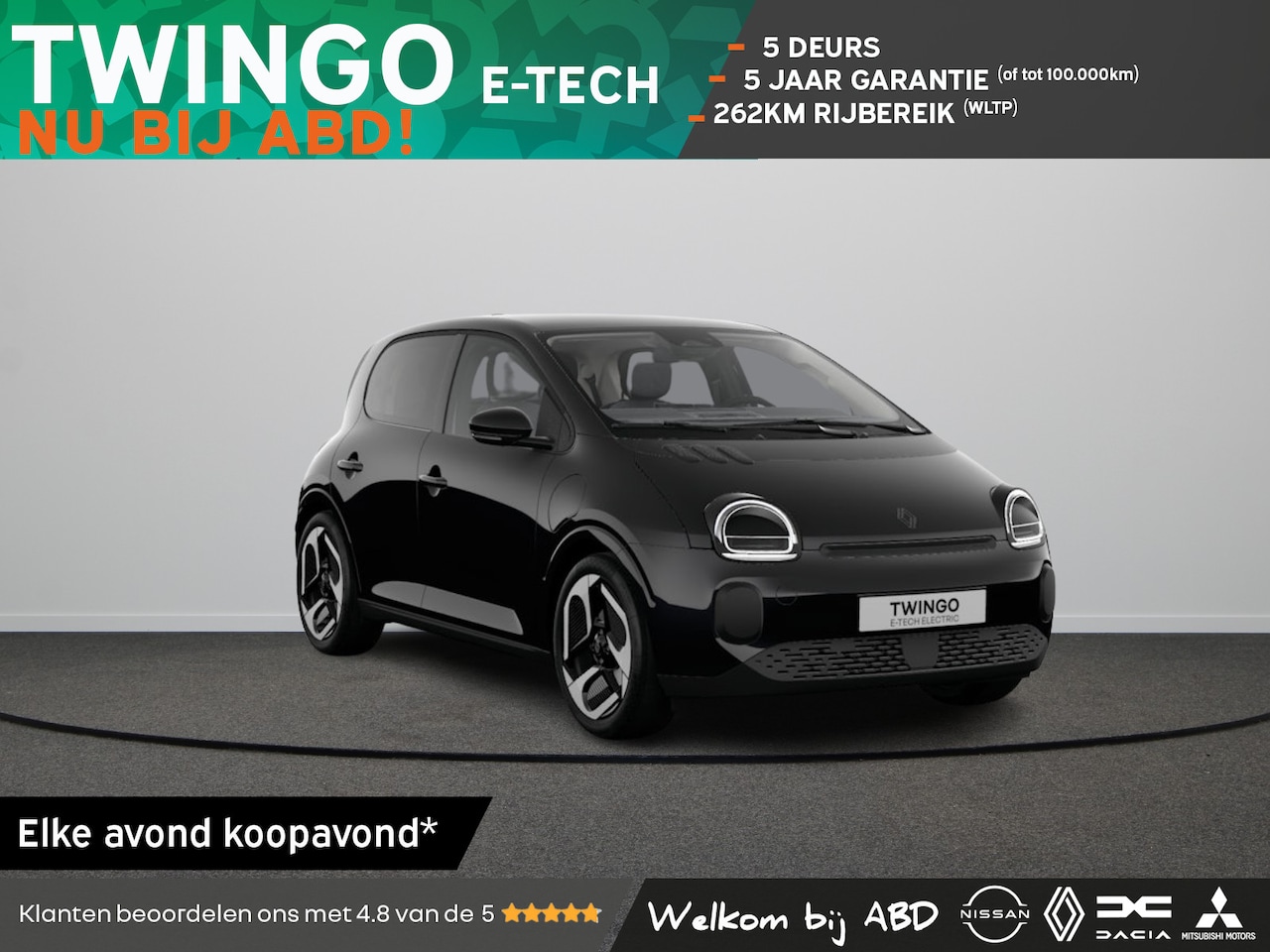 Renault Twingo - Techno Urban range | 18" lichtmetalen velgen 'Reverso noir diamantée' | Achteruitrijcamera - AutoWereld.nl