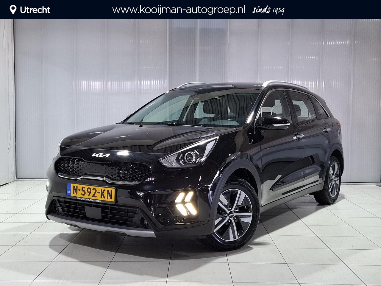 Kia Niro - 1.6 GDi Hybrid DynamicLine Apple Carplay/Android Auto, Navigatie, Camera. - AutoWereld.nl
