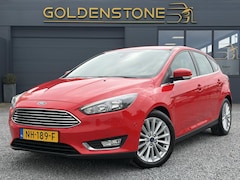 Ford Focus - 1.0 Titanium Navi, 125pk, Trekhaak, Dealer Onderhouden, Pdc V+A, 6 Bak, N.A.P, Clima, Crui
