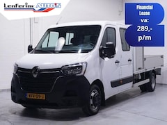 Renault Master - 2.3 dCi 145 pk Pick Up / Open Laadbak 6-Zits Airco, Trekhaak 3.500 kg, LxBxH 245x208x38 cm