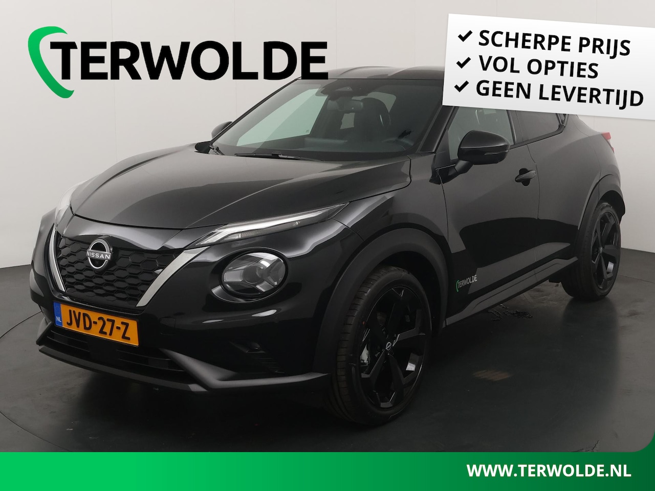 Nissan Juke - 1.6 Hybrid Tekna | Lederen Bekl. | BOSE Audio | Stoel-, Stuur- & Voorruitverw. | - AutoWereld.nl