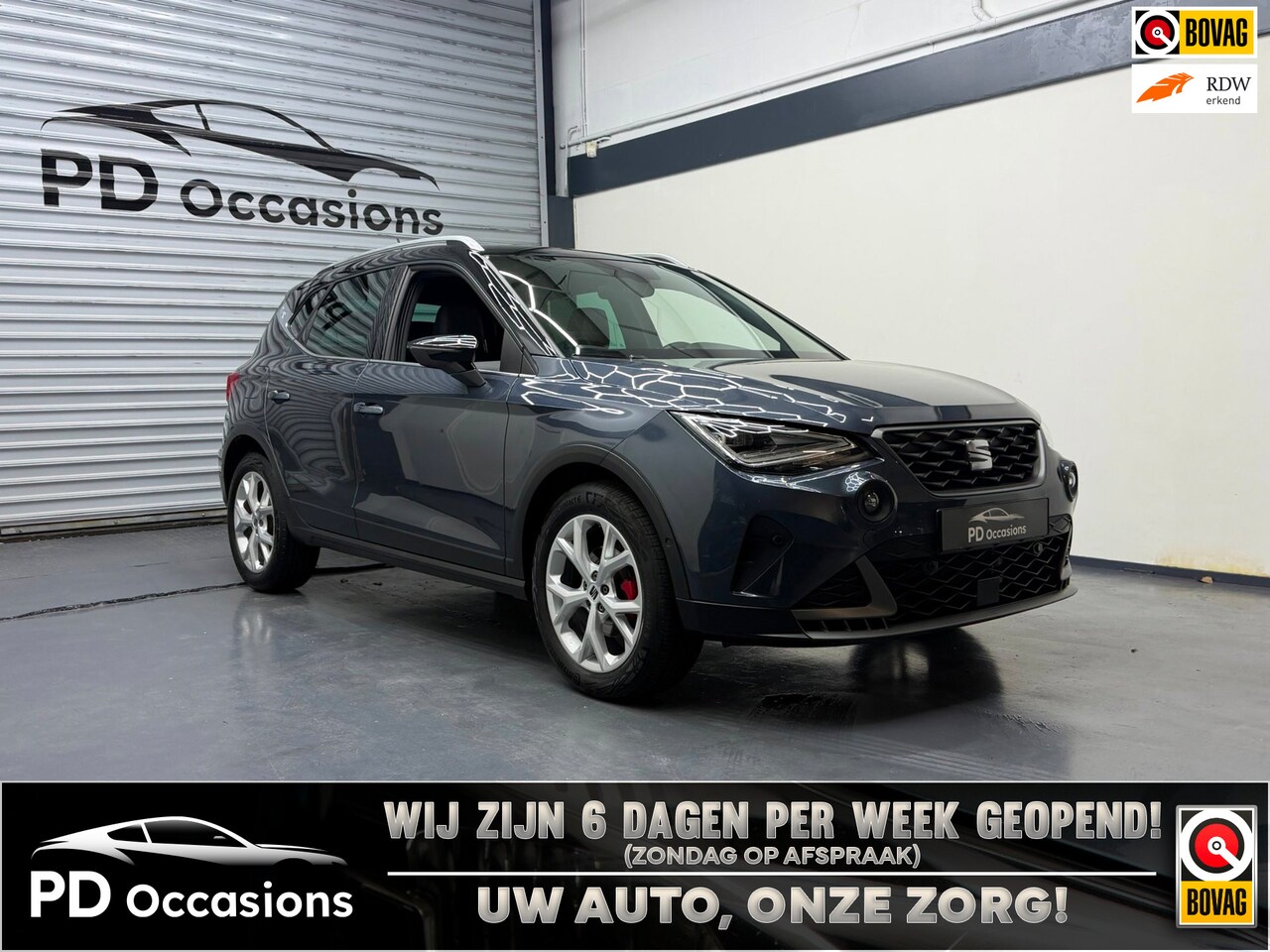SEAT Arona - 1.5 EcoTSI FR Business Connect Camera - Navi - Keyless - Half leer - AutoWereld.nl