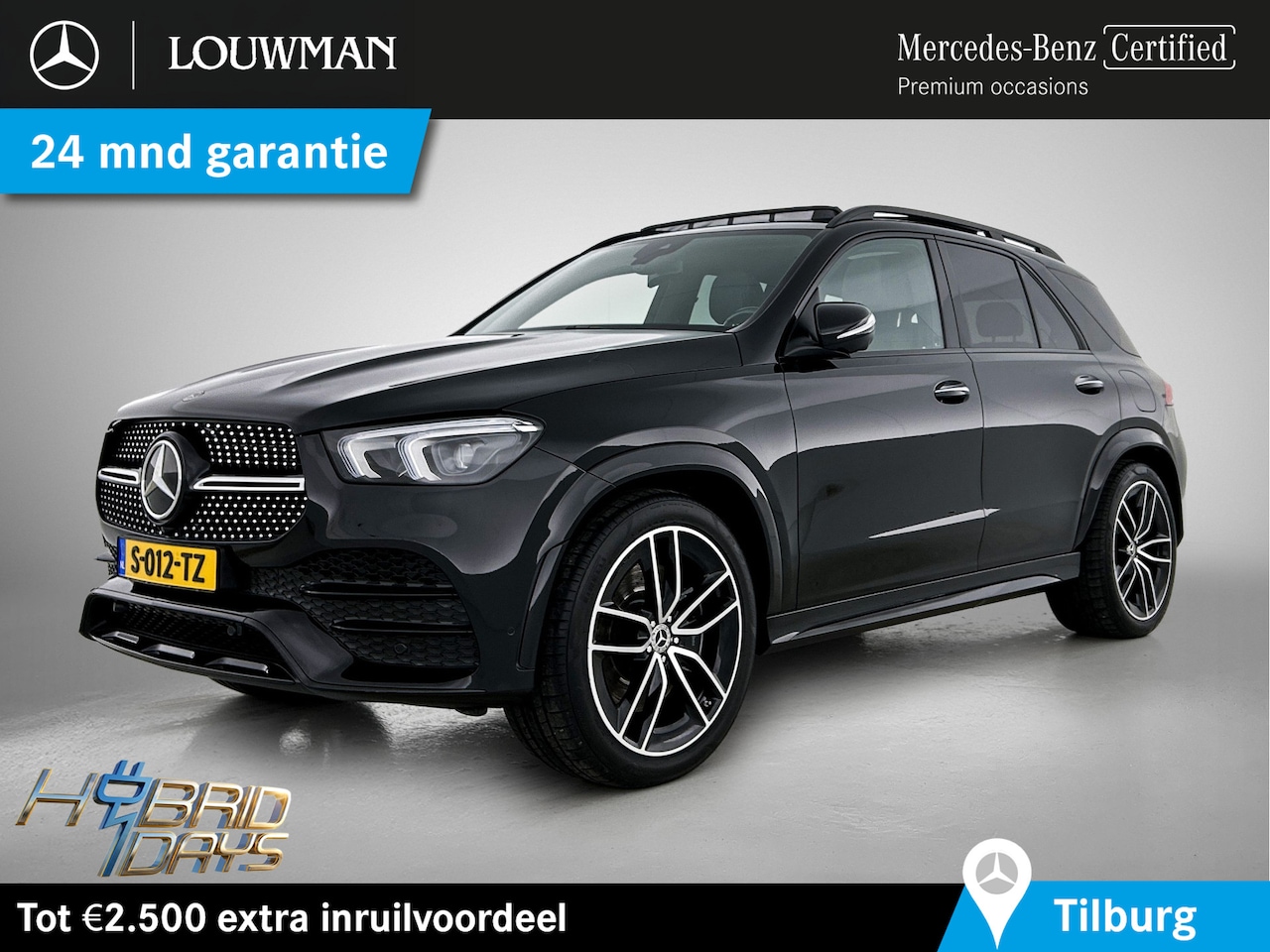 Mercedes-Benz GLE-Klasse - 350 e 4MATIC AMG Premium Plus Panoramadak | 22 inch. Lichtmetalen velgen | navigatie | Nig - AutoWereld.nl