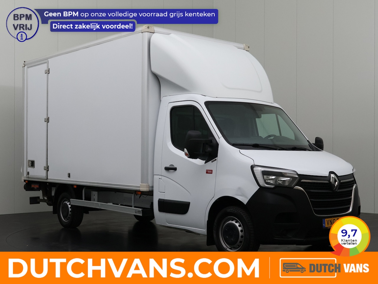 Renault Master - 2.3DCi 145Pk Energy Comfort Bakwagen+Laadklep | 2500Kg Trekhaak | Zijdeur | Multimedia | C - AutoWereld.nl