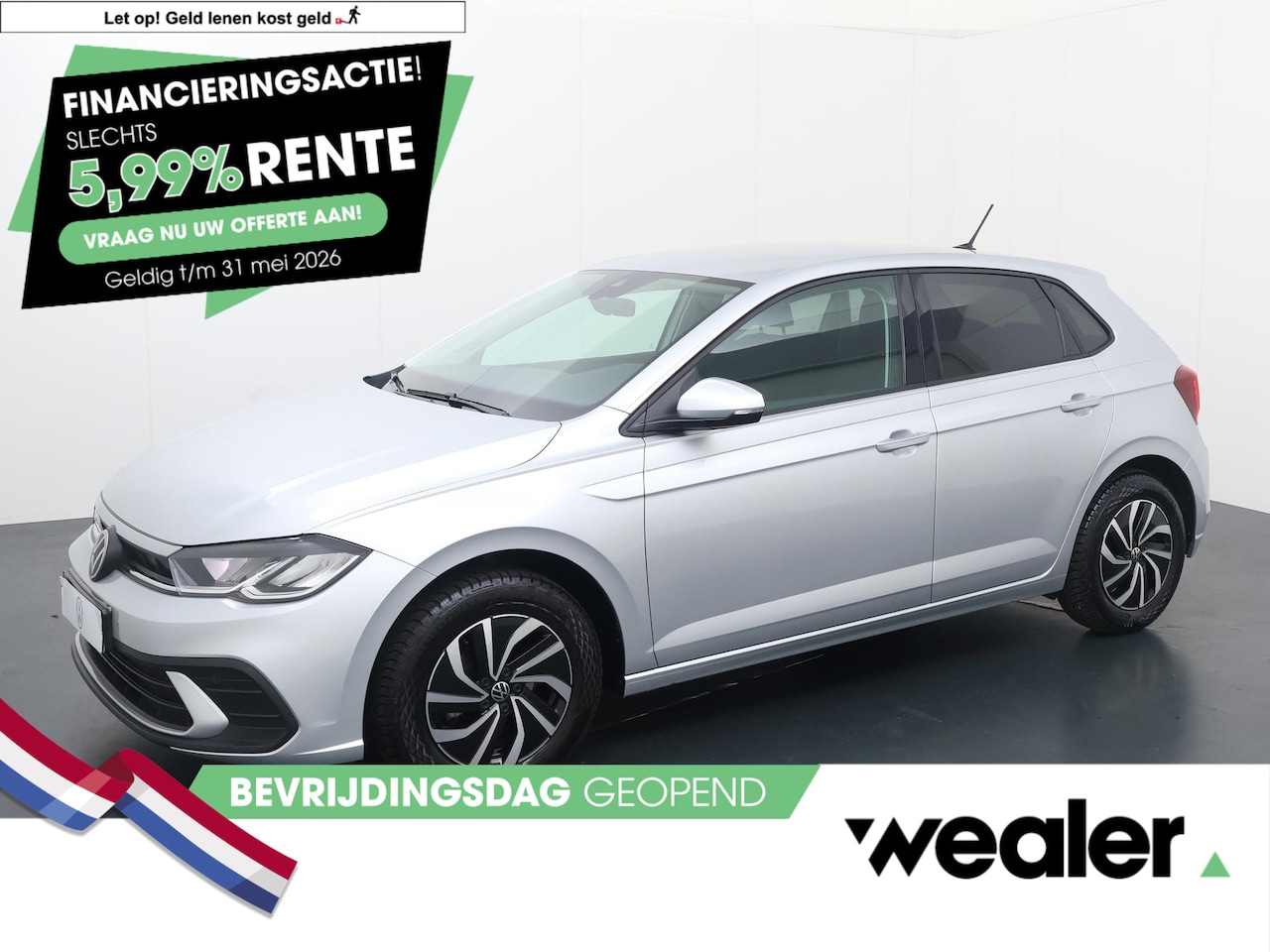 Volkswagen Polo - 1.0 TSI Life | 95 PK | Adaptive cruise control | Parkeersensoren | Navigatiesysteem | - AutoWereld.nl