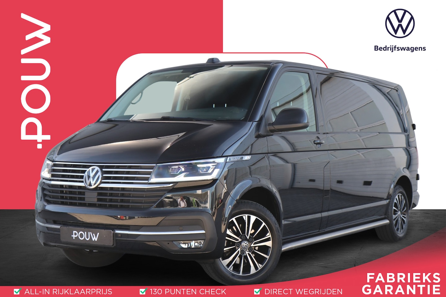Volkswagen Transporter - 2.0 TDI 150pk DSG L2H1 28 Bulli | LED Koplampen | Navigatie | App Connect | Adaptive Cruis - AutoWereld.nl