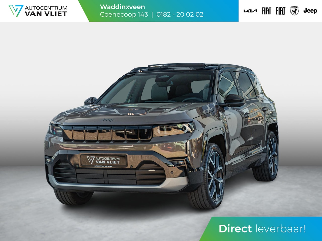 Jeep Compass - First Edition 74 kWh | Direct leverbaar | Adapt. Cruise | Camera | Carplay | 20" | Elektr. - AutoWereld.nl